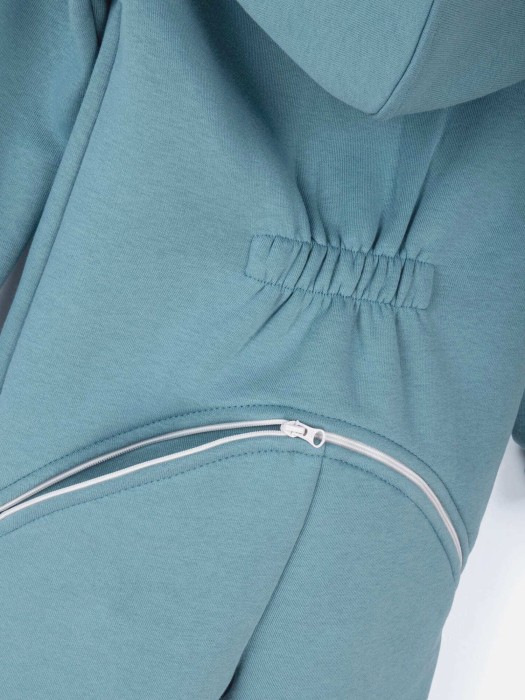 комбинезон с клапаном "синяя дымка" утепленный из россии вид сбоку