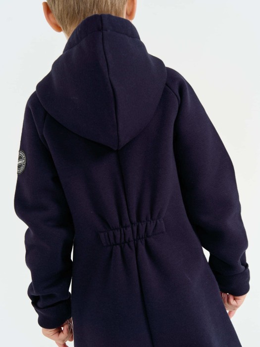 комбинезон с накладным карманом "ежевика" утепленный по цене 3599 руб вид справа