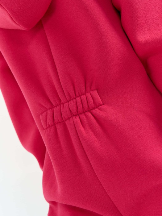 комбинезон с накладным карманом "фуксия" утепленный по цене 3599 руб вид справа