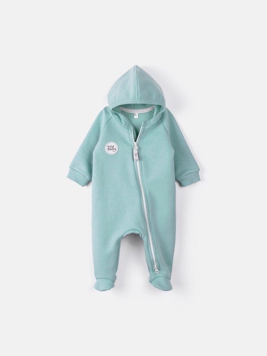 комбинезон с закрытой ножкой "бриз" утепленный 0+ фотография