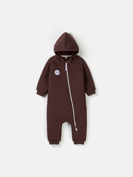 комбинезон "шоколад" утепленный 0+ от бренда bungly вид слева