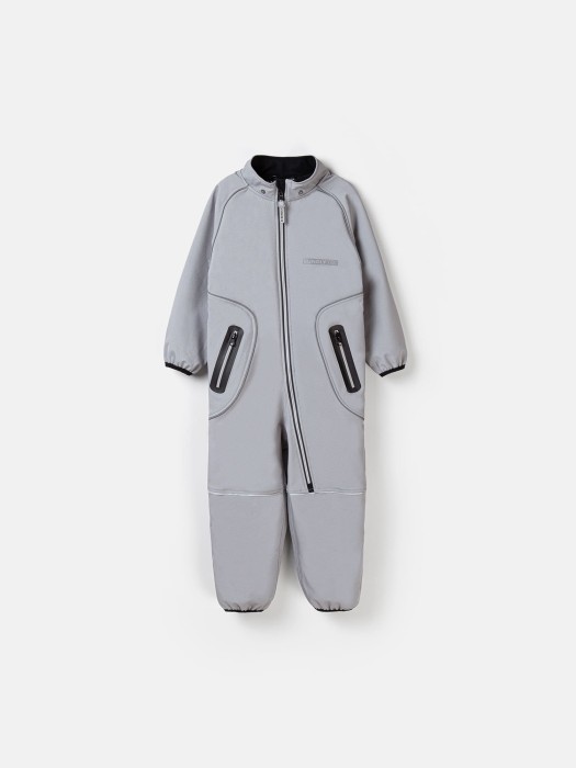 комбинезон softshell демисезонный "туман" bungly tec активного стиля с лицевой стороны