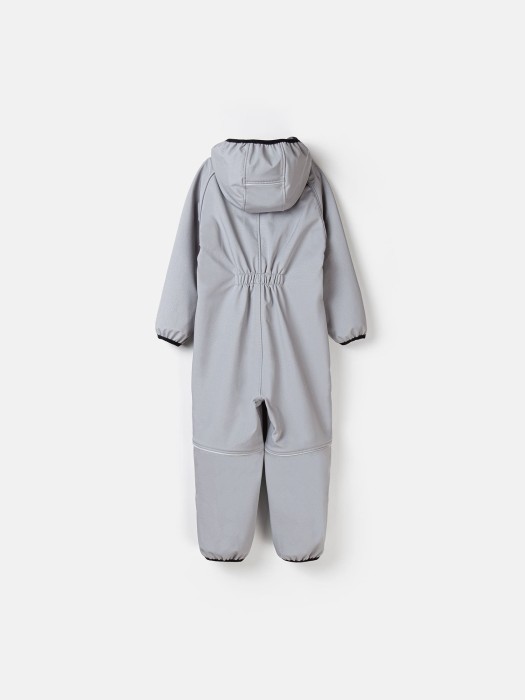 комбинезон softshell демисезонный "туман" bungly tec от 1 до 3 лет с изнаночной стороны