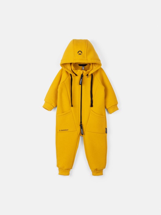 комбинезон-трансформер "горчица" утепленный от бренда bungly вид слева