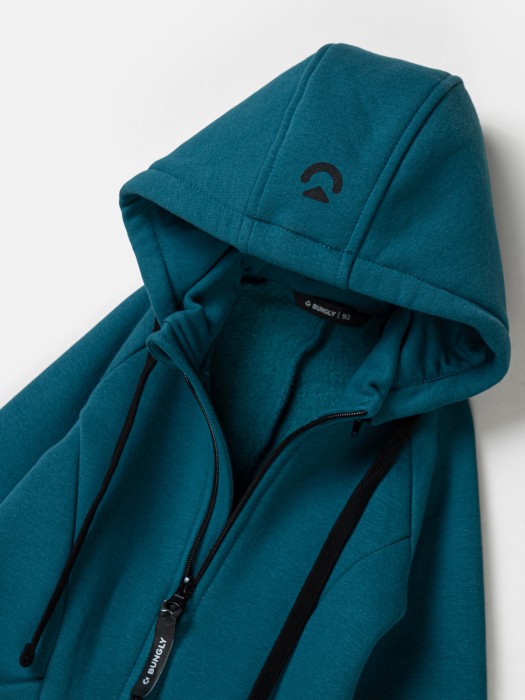 комбинезон-трансформер "изумруд" утепленный из россии вид сбоку