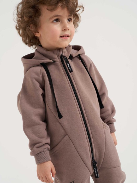 комбинезон-трансформер с клапаном "кокос" утепленный из проверенных материалов спереди