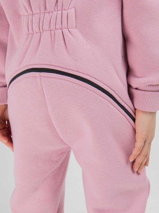 комбинезон-трансформер с клапаном "пудра" утепленный от 1 до 3 лет с изнаночной стороны