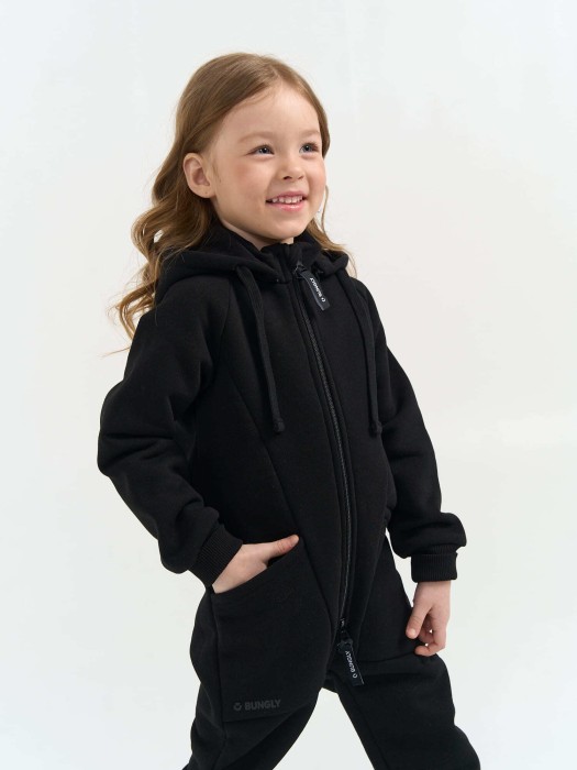 комбинезон-трансформер "уголь" утепленный из проверенных материалов спереди