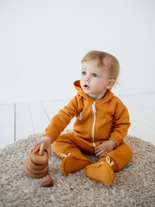 комбинезон "янтарь" утепленный 0+ из россии вид сбоку