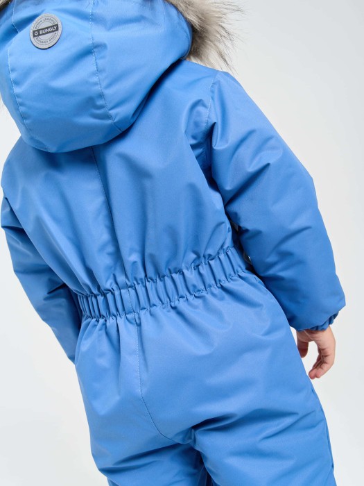 комбинезон зимний "деним" из денима спереди