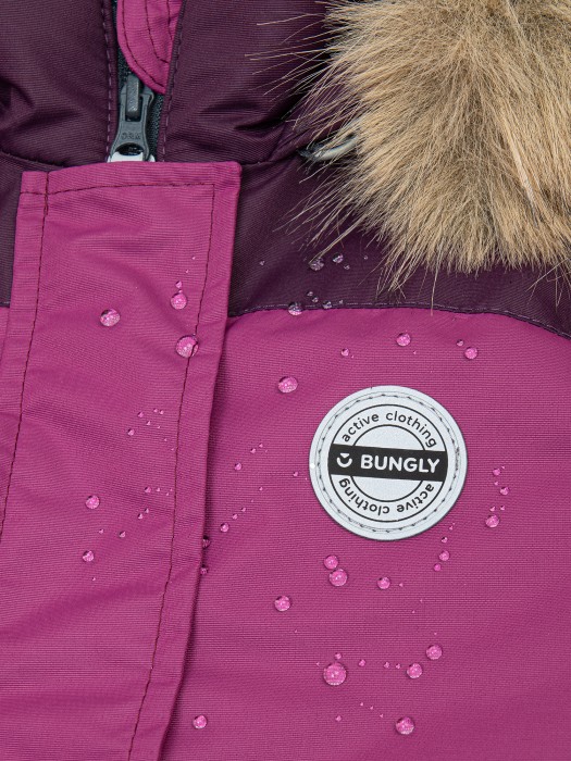 комбинезон зимний с системой роста "фуксия" по цене 7679 руб вид справа