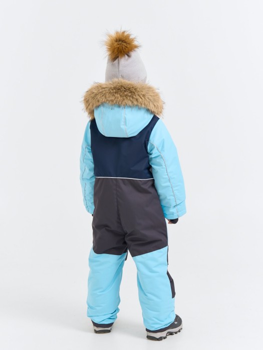комбинезон зимний с системой роста "небо" активного стиля с лицевой стороны