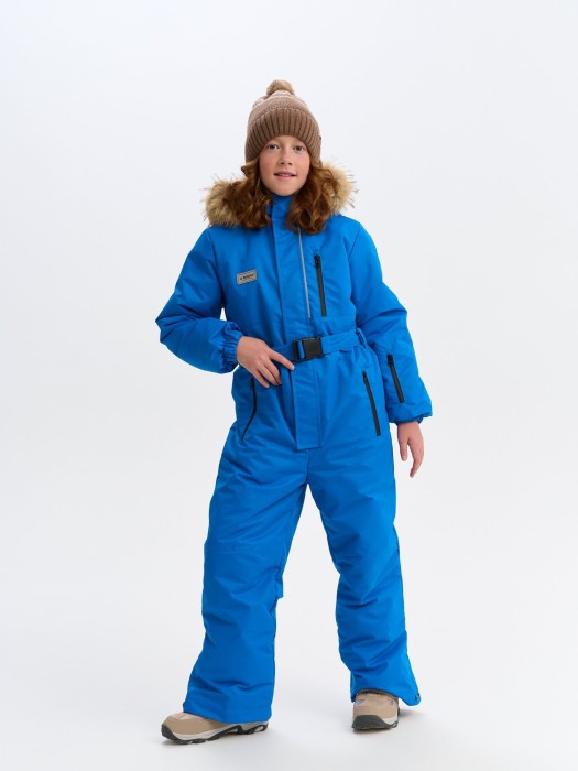 комбинезон зимний "ультрамарин" 7+ от бренда bungly вид слева