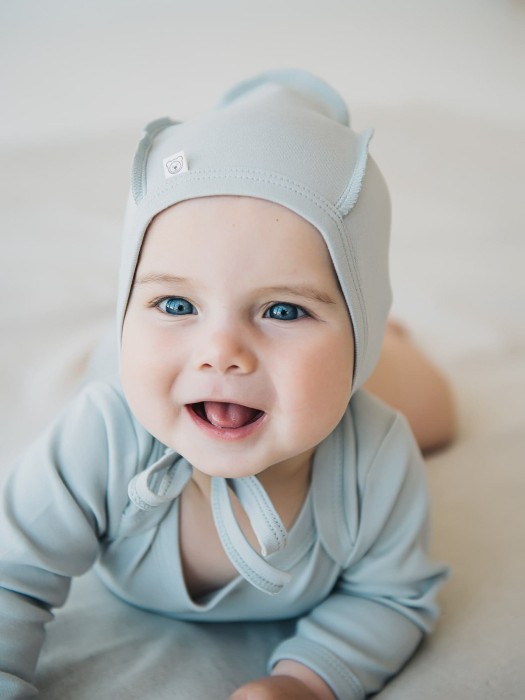 комплект боди с длинным рукавом "море/жемчуг" 0+ по цене 999 руб вид справа