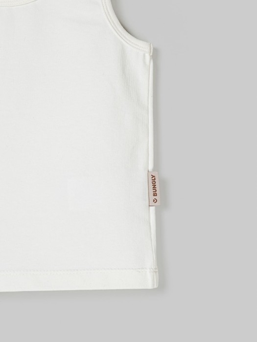 комплект маек для девочек "пудра/молоко" 2 шт из россии вид сбоку