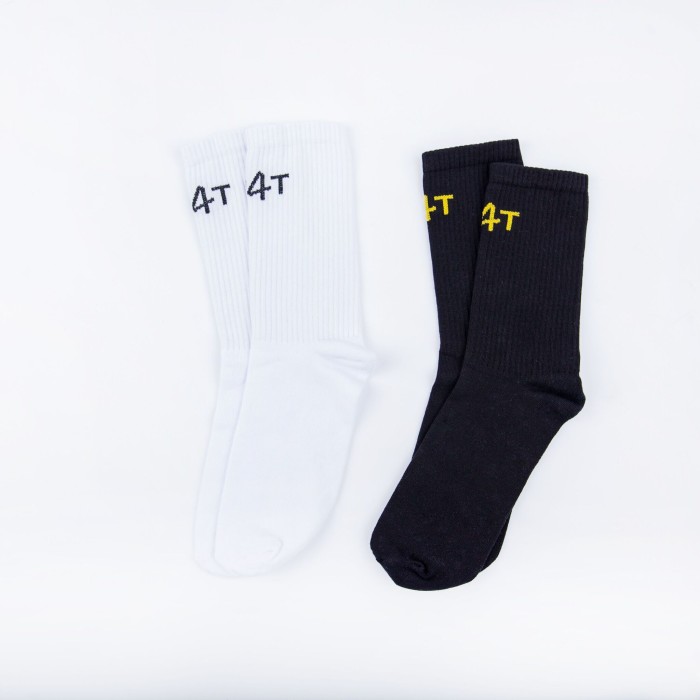 комплект носков "белые/черные" фотография