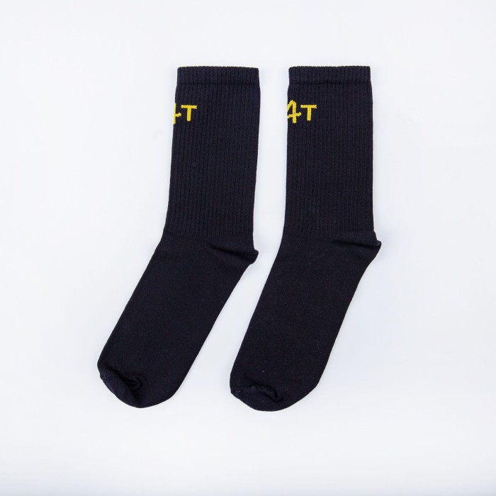 комплект носков "белые/черные" от бренда bungly вид слева