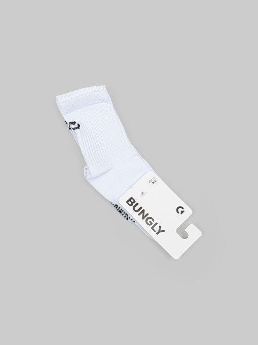 комплект носков "белые" от бренда bungly вид слева
