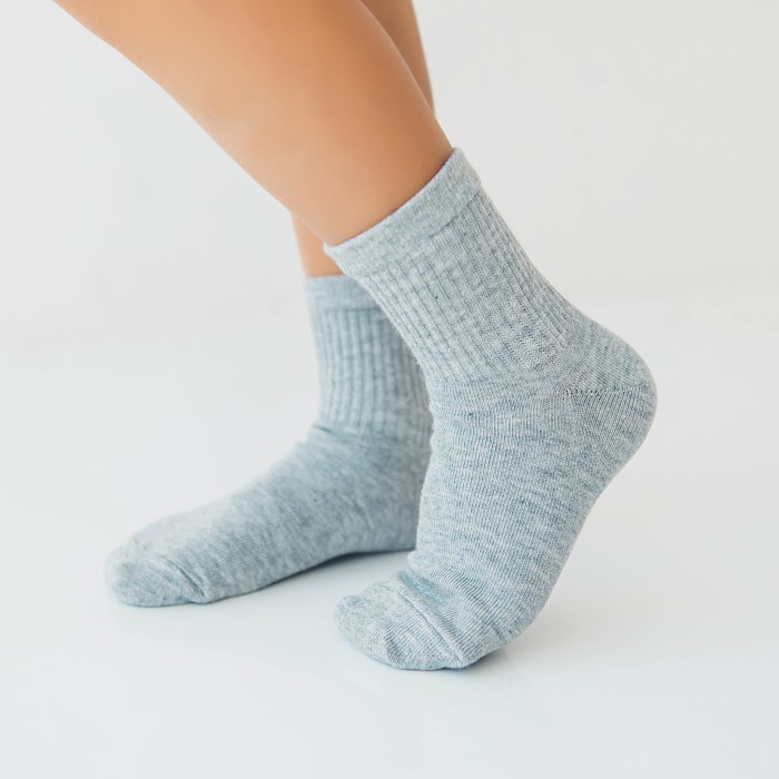 комплект носков "гроза/деним/пепел" от бренда bungly вид слева