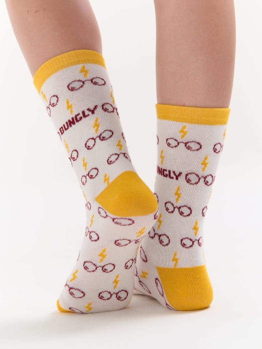 комплект носков "магия" 2 шт универсального стиля с лицевой стороны