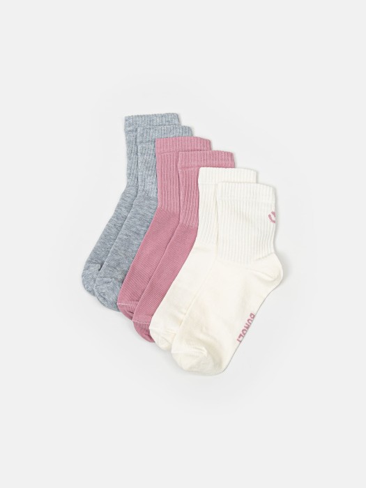 комплект носков "пудра/нюд/пепел" фотография