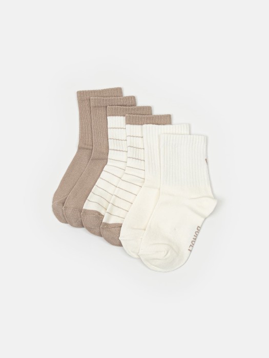 комплект носков "тофу/беж" фотография