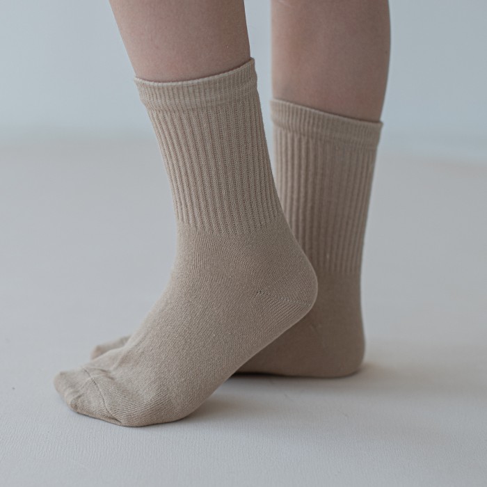 комплект носков "тофу/беж" по цене 599 руб вид справа