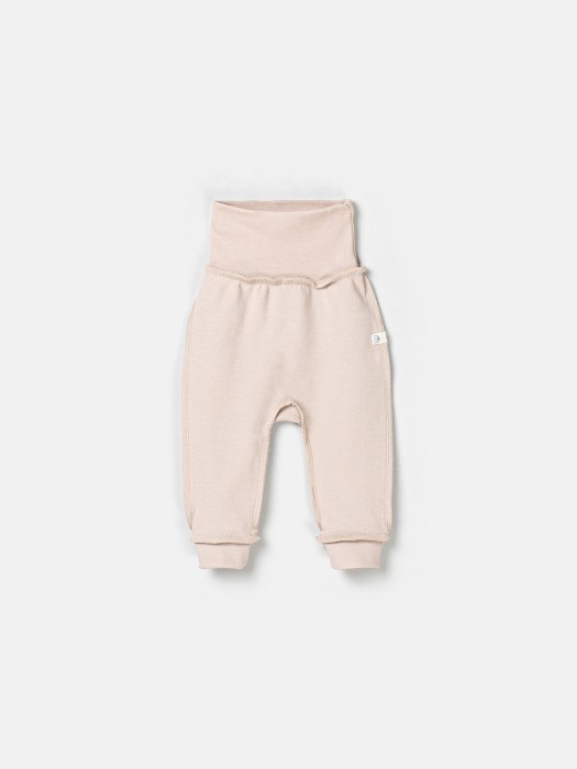 комплект ползунков с наружными швами "сливки/крем-брюле" 0+ от бренда bungly вид слева