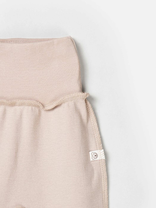 комплект ползунков с наружными швами "сливки/крем-брюле" 0+ по цене 1499 руб вид справа