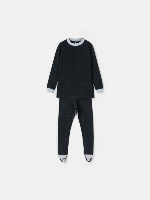 комплект термо "черный меланж" для мальчика фотография