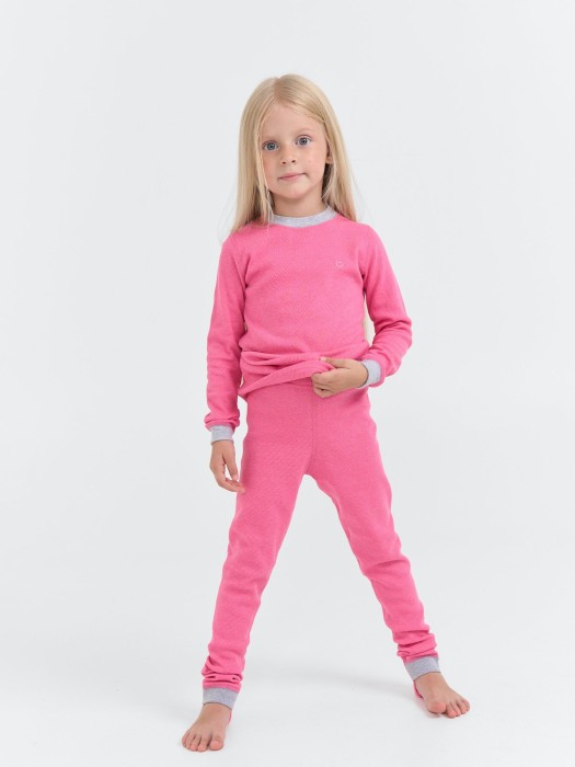 комплект термо "фуксия" от 1 до 3 лет с изнаночной стороны