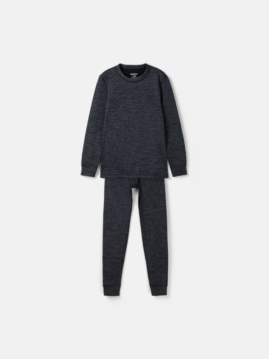комплект термо "графит меланж" с шерстью для мальчиков 7+ фотография