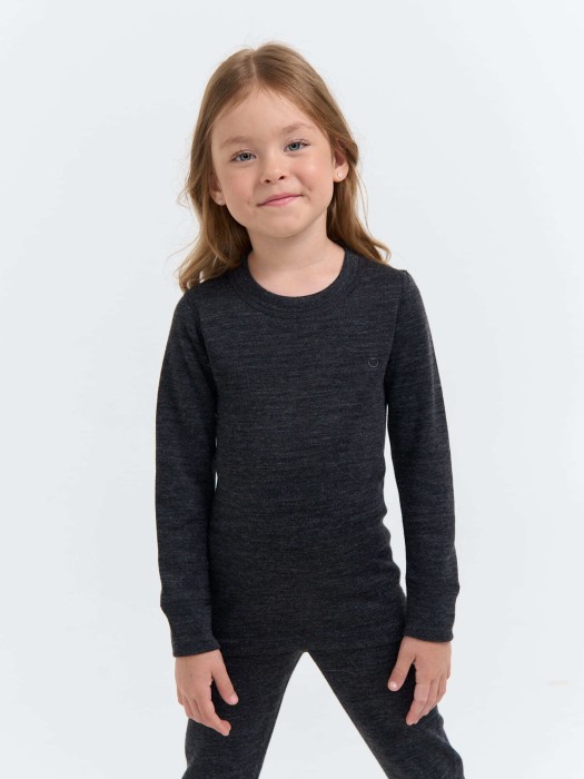 комплект термо "графит меланж" с шерстью активного стиля с лицевой стороны