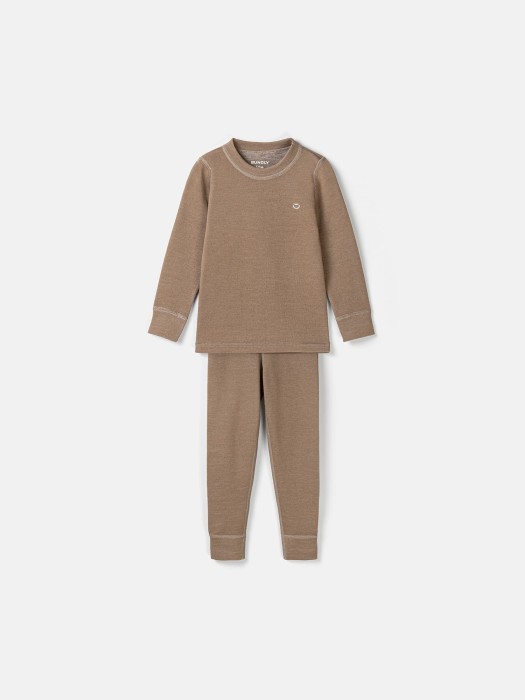 комплект термо "какао меланж" с шерстью фотография