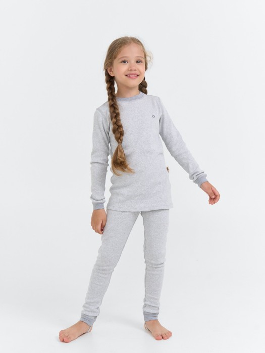 комплект термо "серый меланж" из россии вид сбоку