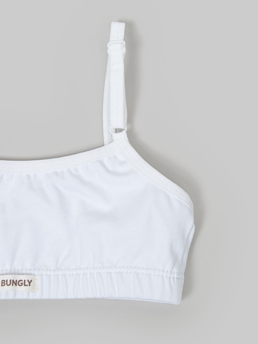 комплект топов для девочек "сахар/беж" 2 шт 7+ из россии вид сбоку