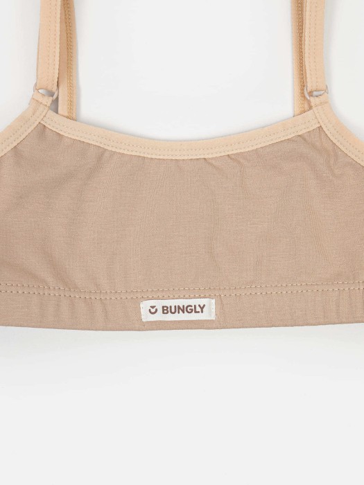 комплект топов для девочек "сахар/беж" 2 шт 7+ из проверенных материалов спереди