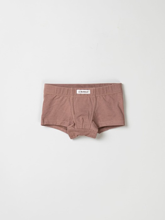 комплект трусов для мальчиков "кофе/шалфей" 2шт от бренда bungly вид слева