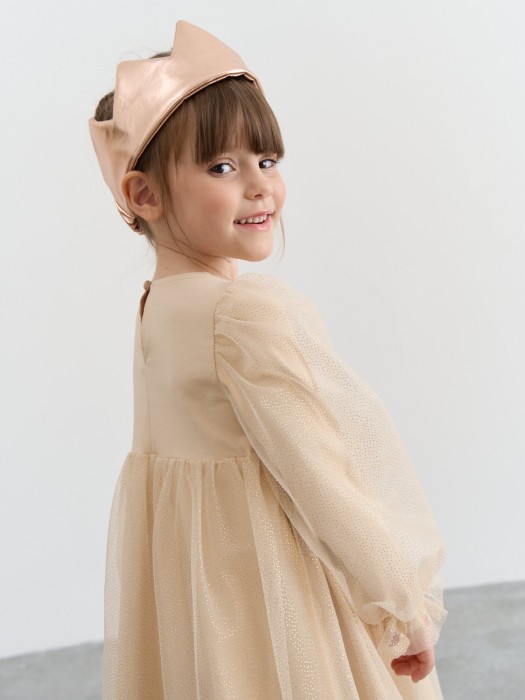 корона "розовое золото" от бренда bungly вид слева