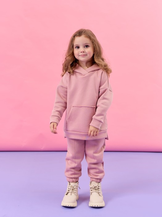 костюм "дымчатая роза" утепленный от бренда bungly вид слева