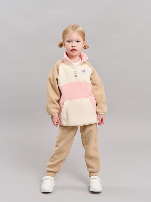 костюм флисовый колор блок "зефир" 0+ фотография