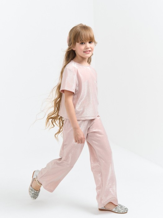 костюм из люрекса "розовая дымка" фотография