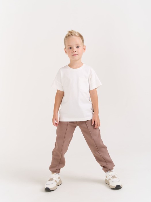 костюм "кокос" утепленный от 1 до 3 лет с изнаночной стороны