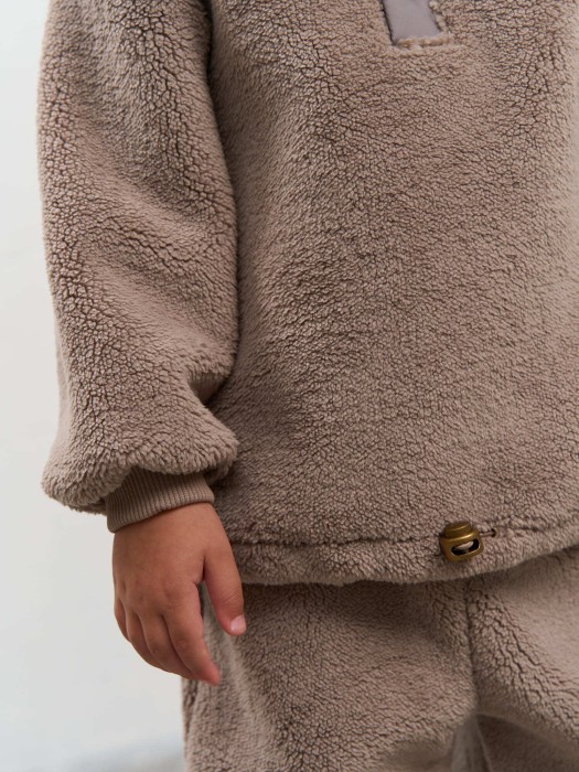 костюм меховой "мокко" 0+ из россии вид сбоку