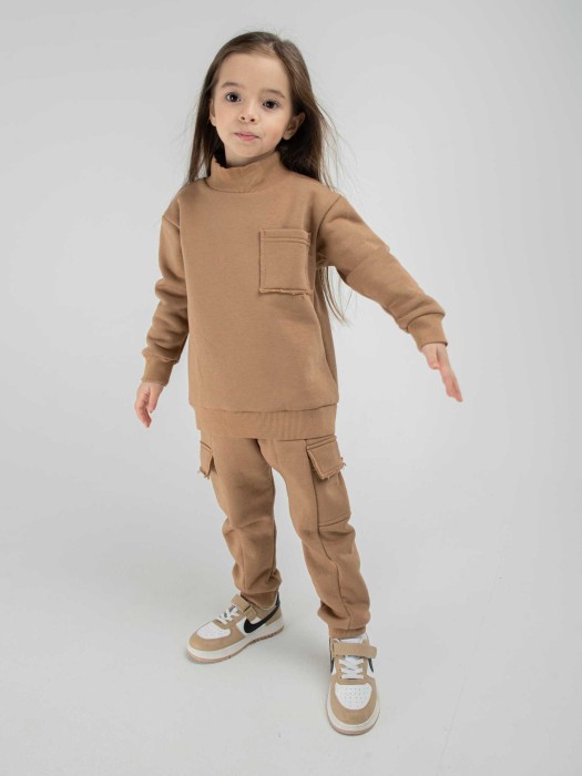 костюм "песок" утепленный от бренда bungly вид слева