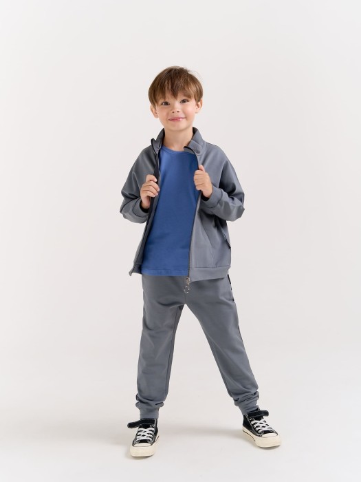 костюм с олимпийкой "маренго" облегченный от бренда bungly вид слева