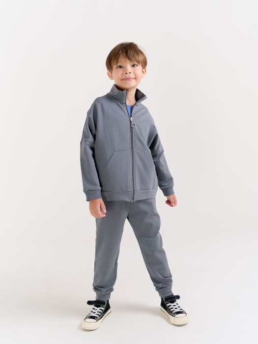 костюм с олимпийкой "маренго" облегченный из россии вид сбоку