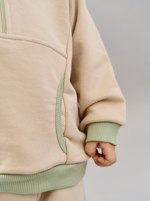 костюм с олимпийкой "парфе" облегченный 0+ из проверенных материалов спереди