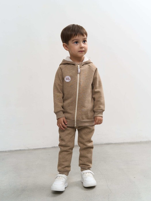 костюм с толстовкой "халва" утепленный 0+ фотография