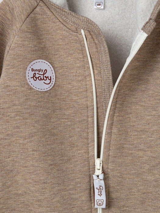 костюм с толстовкой "халва" утепленный 0+ из проверенных материалов спереди